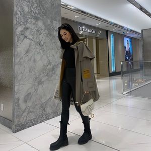 Plaid Trench coat. Ready to wear collection, brand new!
